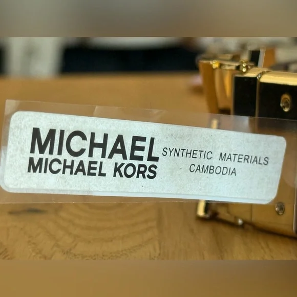 Michael Kors Reversible Leopard Print Belt with Gold Buckle NWT - Picture 4 of 5